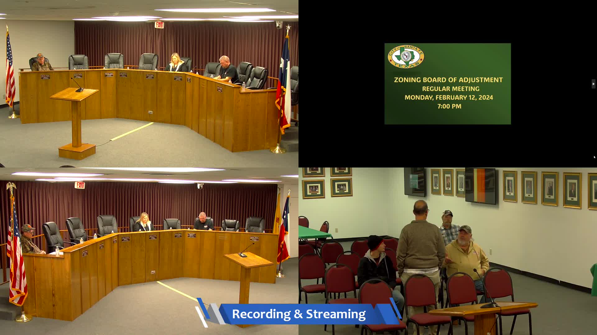 Thumbnail image for Board of Adjustments Meeting February 12, 2024